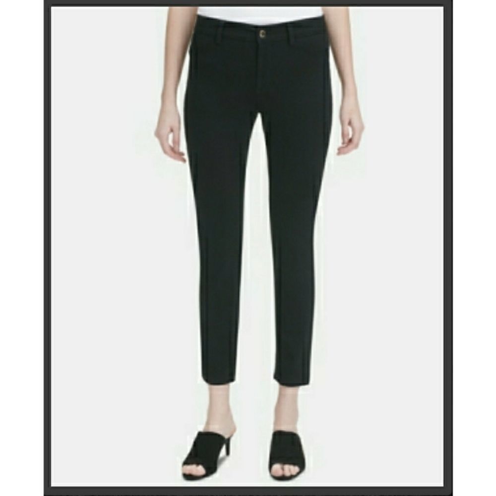 Calvin Klein 4-Pocket Straight-Leg Pants Size 4